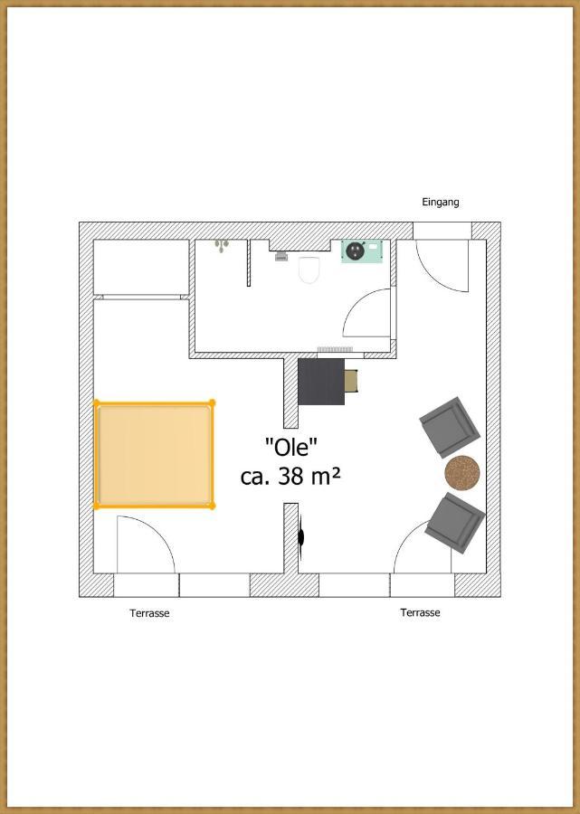 Bed and Breakfast Dat lütte Nest Brodersby  Exterior foto